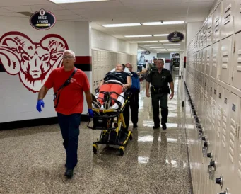 Marshall County Schools, EMA Hold Mock Emergency At Sherrard Middle